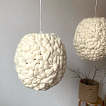 Светильник вязаный из шерсти Wool Oval варинант исполнения - 1 | Loft Concept в Самаре