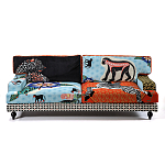 Диван с цветным принтом Qalakabusha Sofa варинант исполнения - 1 | Loft Concept в Самаре