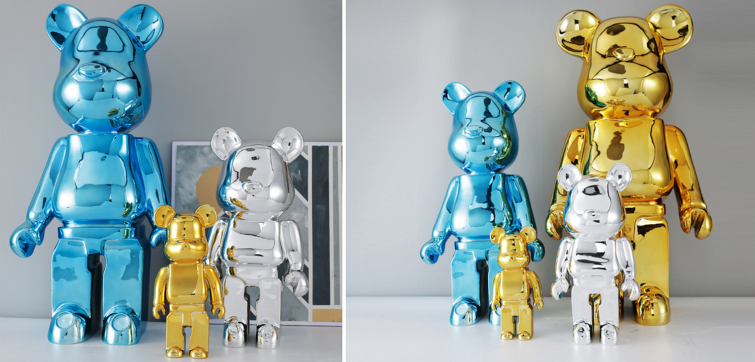 Статуэтка Bearbrick Silver Статуэтка Bearbrick Silver - Loft-Concept в Самаре