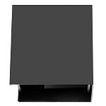 Уличный настенный светильник светодиодный формы куб черного цвета из металла Urban Minimalist варинант исполнения - 1 | Loft Concept в Самаре