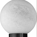 Бра цилиндрической формы чёрного цвета с 2-мя плафонами Marble Glow варинант исполнения - 5 | Loft Concept в Самаре