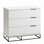 Комод белый с 3-мя ящиками Strict Lines  варинант исполнения - 1 | Loft Concept в Самаре