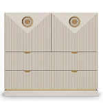 Комод с фактурным фасадом Satin Furniture варинант исполнения - 2 | Loft Concept в Самаре