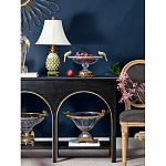 Чаша стеклянная с фигурками разноцветных попугаев на ободке 41 Eden Garden варинант исполнения - 3 | Loft Concept в Самаре