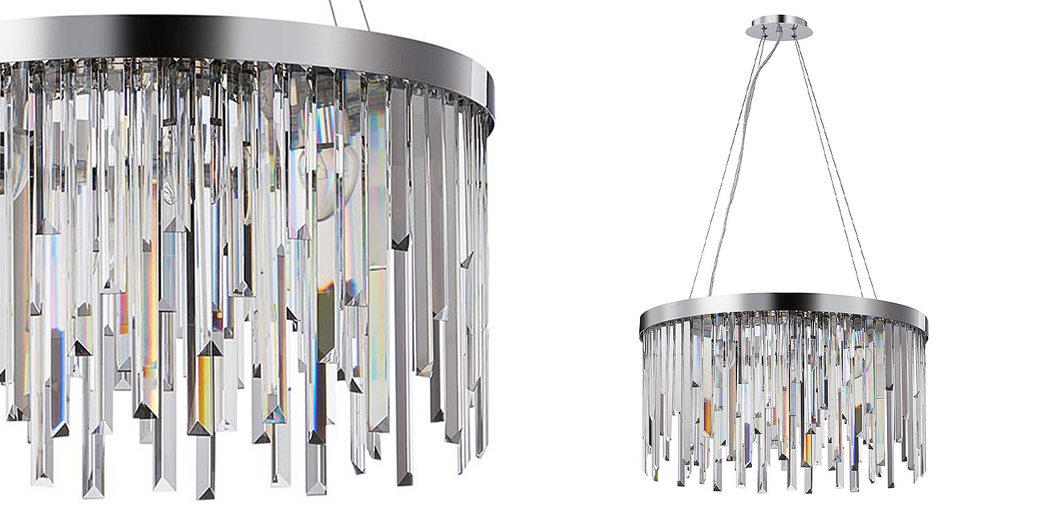 Люстра Bennett Chandelier chrome 60 Люстра Bennett Chandelier chrome 60 - Loft-Concept в Самаре
