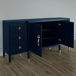 Большой Комод-буфет Elsa Dreams Blue с ящиками варинант исполнения - 4 | Loft Concept в Самаре