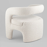 Кресло дизайнерское для лаунж зоны жемчужного цвета Pearl Lounge варинант исполнения - 6 | Loft Concept в Самаре