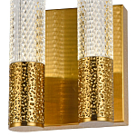 Бра с двумя плафонами латунь Dew Drops Tube Duo Brass Wall Lamp варинант исполнения - 3 | Loft Concept в Самаре