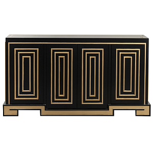 Комод в стиле арт-деко Meandro Chest of drawers Черный
