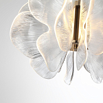 Люстра с крупными рельефным декором в виде лепестков 60 см Ethereal Bloom варинант исполнения - 5 | Loft Concept в Самаре