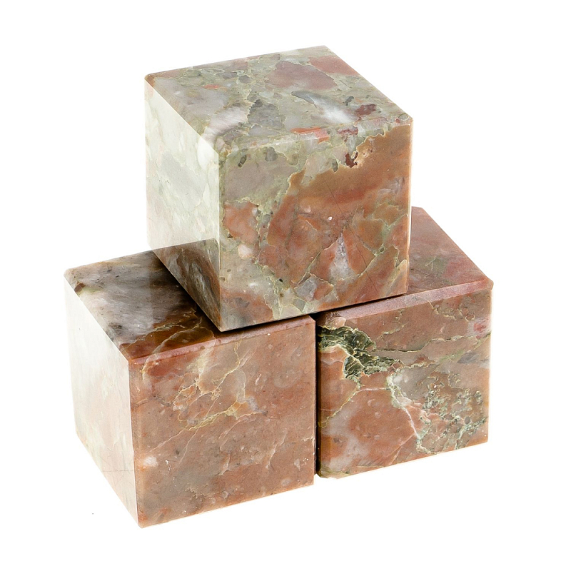 Камни для охлаждения виски из натурального камня креноид Natural Stone Cube Креноид в Самаре | Loft Concept 