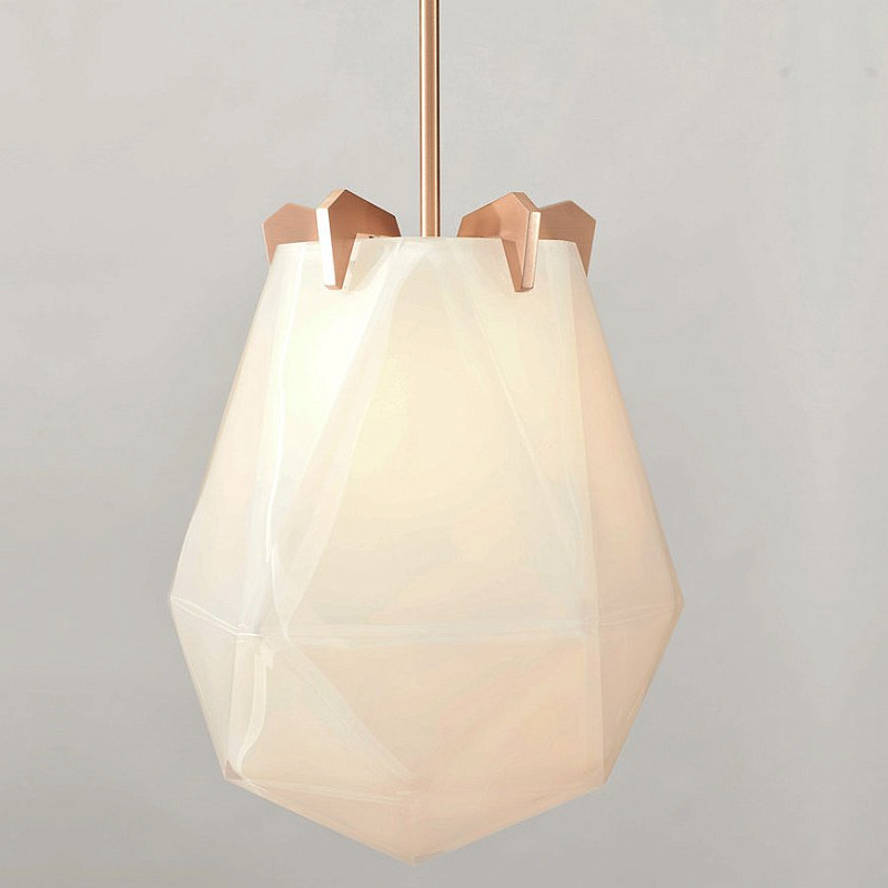 Подвесной светильник Briolette Pendants Gabriel Scott Золотой Белый Подвесной светильник Briolette Pendants Gabriel Scott Золотой Белый в Самаре | Loft Concept