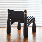 Кресло черно-белое со съемными подушками Celebrity варинант исполнения - 3 | Loft Concept в Самаре