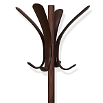 Вешалка коричневая с 4-мя крючками из пластика Curves Hangers варинант исполнения - 3 | Loft Concept в Самаре