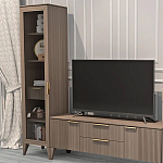 Витрина левая 1-дверная с ящиком и 5-ю полками Harper Line варинант исполнения - 2 | Loft Concept в Самаре