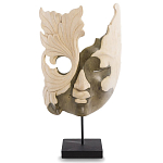 Маска ручной работы деревянная резная Mask Flower варинант исполнения - 1 | Loft Concept в Самаре