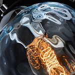 Подвесной светильник со стеклянном плафоном в форме бокала Kaleido варинант исполнения - 20 | Loft Concept в Самаре