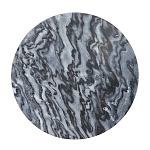 Столик кофейный с столешницей из черного мрамора Compact Black Marble Table варинант исполнения - 4 | Loft Concept в Самаре