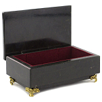 Шкатулка из натурального камня змеевик чёрного цвета Stone Casket варинант исполнения - 4 | Loft Concept в Самаре