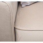 Диван двухместный раскладной светло-серый с кантом Pride варинант исполнения - 5 | Loft Concept в Самаре