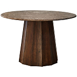 Круглый обеденный стол с мраморной столешницей Veras Marble Dining Table варинант исполнения - 1 | Loft Concept в Самаре