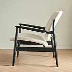 Кресло с каркасом и ножками из древесины и мягкими сиденьем и спинкой Venice варинант исполнения - 4 | Loft Concept в Самаре