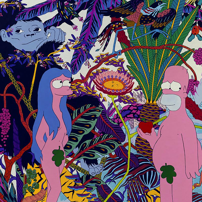 Мебельная ткань Велюр Simpsons in Paradise Т4-88  в Самаре | Loft Concept 