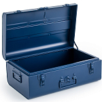 Металлический сундук Metal Dark Blue варинант исполнения - 3 | Loft Concept в Самаре