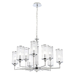 Люстра с 9-ю цилиндрическими стеклянными плафонами Jeanette варинант исполнения - 8 | Loft Concept в Самаре