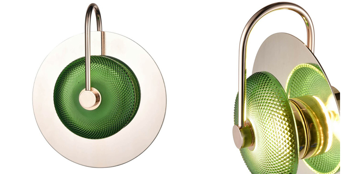 Бра Green Disk One Mirrored Бра Green Disk One Mirrored - Loft-Concept в Самаре