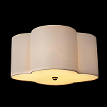 Потолочный светильник с белым волнистым плафоном из ткани Vitorino варинант исполнения - 2 | Loft Concept в Самаре