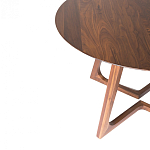 Обеденный стол круглый с изогнутыми ножками Godenza Round V Table варинант исполнения - 2 | Loft Concept в Самаре