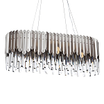 Большая многоярусная люстра Iroh Future Хром варинант исполнения - 1 | Loft Concept в Самаре