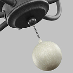 Люстра с 6-ю лампами и кремовыми деревянными бусинами Feiss варинант исполнения - 7 | Loft Concept в Самаре