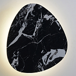 Бра треугольной формы из искусственного мрамора черного цвета Длина 47 см Ginger & Jagger варинант исполнения - 2 | Loft Concept в Самаре