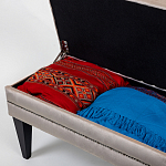 Мягкая банкетка с зоной для хранения Casket Beige варинант исполнения - 4 | Loft Concept в Самаре