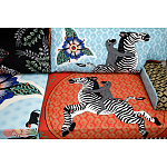 Большой Трехместный Диван с цветным принтом Qalakabusha Large Sofa варинант исполнения - 6 | Loft Concept в Самаре