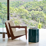 Кресло Avalon White Boucle из массива ореха варинант исполнения - 7 | Loft Concept в Самаре