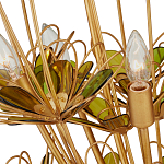 Люстра золотого цвета в форме цветка Hanging Flowers варинант исполнения - 1 | Loft Concept в Самаре