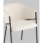 Стул Brace букле белый варинант исполнения - 2 | Loft Concept в Самаре