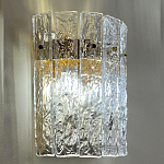 Бра с вертикальными рельефными стеклянными вставками Textured Glass варинант исполнения - 2 | Loft Concept в Самаре