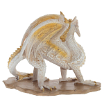 Декоративная статуэтка Дракон Dragon Beige Gold Statuette варинант исполнения - 3 | Loft Concept в Самаре