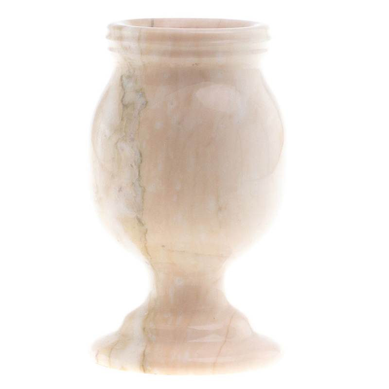 Ваза для цветов из натурального мрамора  Marble Vase 2 Бежевый в Самаре | Loft Concept 