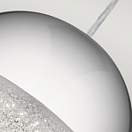 Подвесной светильник со сферическим плафоном из акрила с циркониевыми вкраплениями Kichler варинант исполнения - 6 | Loft Concept в Самаре