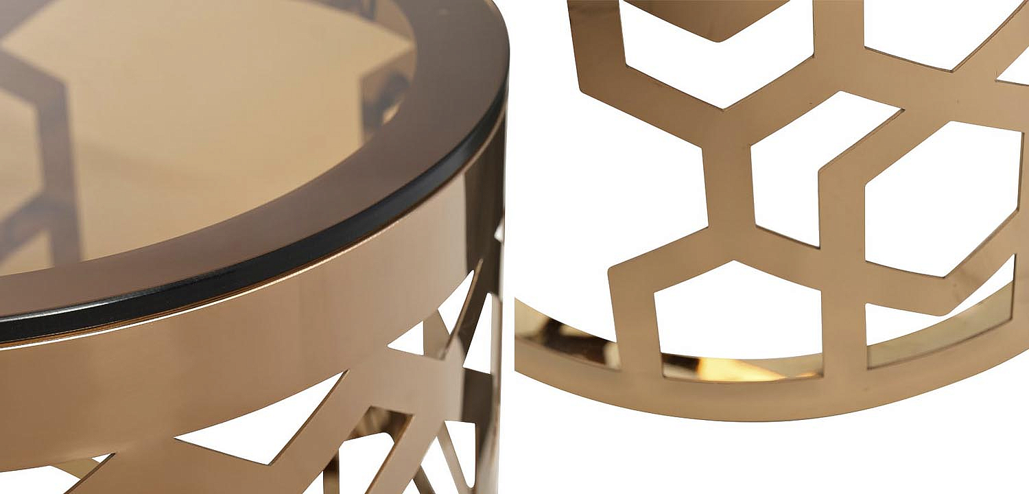 Подставка Yen Geometry pink gold cylinder 70 Подставка Yen Geometry pink gold cylinder 70 - Loft-Concept в Самаре