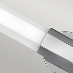 Бра для ванных комнат горизонтальное с длинным белым матовым плафоном в форме шестиугольника на круглом основании Hinkley варинант исполнения - 14 | Loft Concept в Самаре