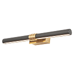 Бра с черным матовым корпусом и золотистым креплением Trumpet tube варинант исполнения - 1 | Loft Concept в Самаре