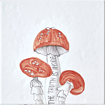 Плитка с узором Мухомор варинант исполнения - 2 | Loft Concept в Самаре