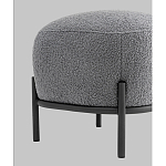 Пуф Стоун букле Fluffy темно-серый варинант исполнения - 2 | Loft Concept в Самаре