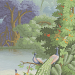 Обои ручная роспись Le Brésil Eden варинант исполнения - 2 | Loft Concept в Самаре